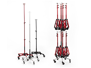 Mobile Retractable IV Stands